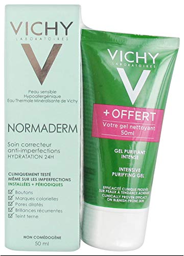Vichy Normaderm Corrector antimanchas cuidado 24 h hidratación 50 ml + Gel de limpieza gratis 50 ml