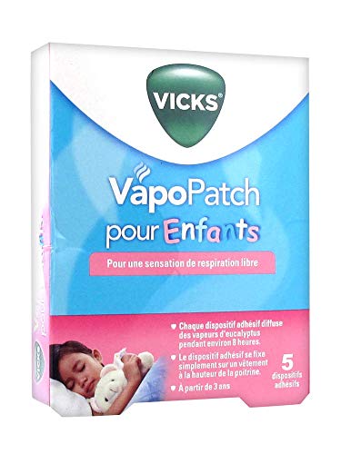 Vicks VapoPatch - Lote de 5 dispositivos adhesivos para niños