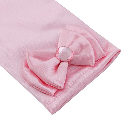 Vicloon Princesa Vestir Accesorios 8Pcs Regalo Conjunto de Belleza Corona Anillo Sceptre Collar Pendientes Guantes para Niña (Rosa)