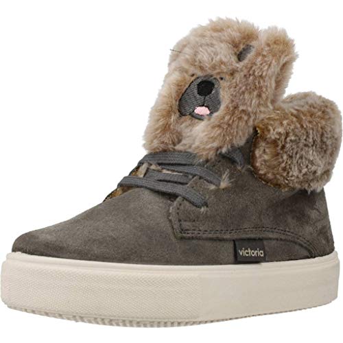Victoria Bota Serraje Animales, Zapatillas Unisex Niños, Gris (Antracita 16), 26 EU