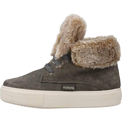 Victoria Bota Serraje Animales, Zapatillas Unisex Niños, Gris (Antracita 16), 26 EU