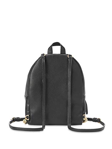 Victoria`s Secret - Mochila urbana pequeña con guateado en V y tachuelas - negro