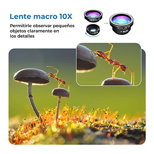 VicTsing AC026BVT-VES - Pack de Lentes para móvil