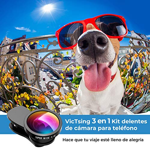 VicTsing AC026BVT-VES - Pack de Lentes para móvil