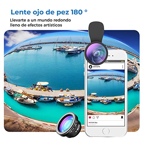 VicTsing AC026BVT-VES - Pack de Lentes para móvil