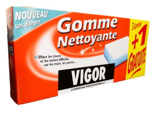 Vigor – Goma limpiadora – Estuche de 3 gomas + 1 gratis