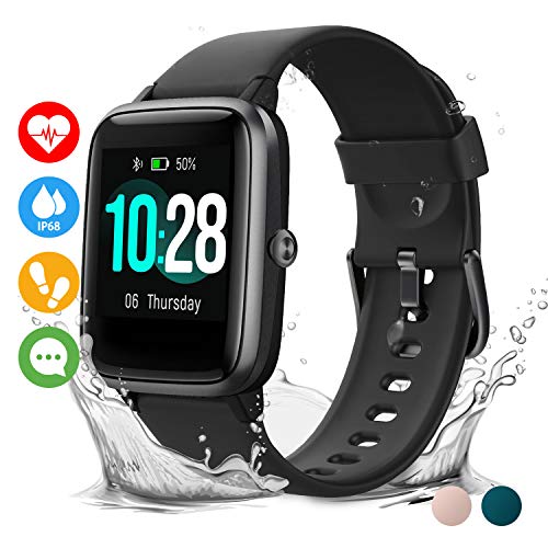 Vigorun Reloj Inteligente Pantalla Táctil Smartwatch para Hombre Mujer Niños Impermeable IP68 Pulsera Actividad Reloj Deportivo con Podómetro Control de Música Monitor de Sueño