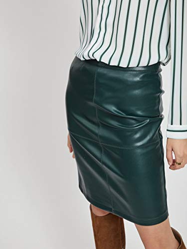 Vila Clothes Vipen New Skirt-Noos Falda, Verde (Pine Grove), 42 (Talla del Fabricante: Large) para Mujer
