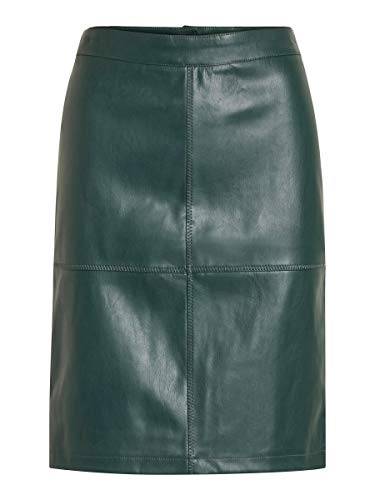 Vila Clothes Vipen New Skirt-Noos Falda, Verde (Pine Grove), 44 (Talla del Fabricante: X-Large) para Mujer