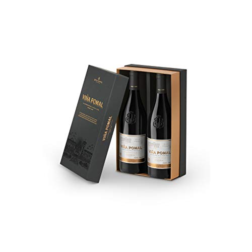 Viña Pomal | Estuche regalo Vino tinto reserva Viña Pomal Reserva 2014 | 2 botellas de 75 cl