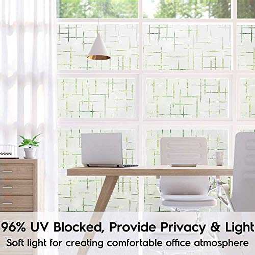 Vinilos Para Ventanas Vinilo Ventana Semi Privacidad Esmerilada Decorativa Película Ventana Autoadhesiva Sin Pegamento Película Vidrio Anti Uv Hogar Oficina Baño Pegatina Vidrio Estrella 75X100Cm