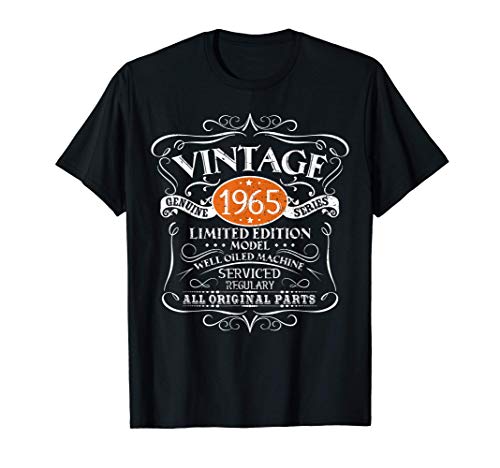 Vintage 1965 55th Birthday All Original Parts Gift Camiseta