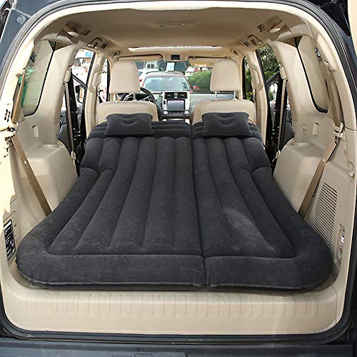 Vinteky SUV Cama Hinchable Coche, Colchón Hinchable Automatico Coche Hinchable Camping para el Hogar Senderismo al Aire Libre, Viajes, Piscina, Camping, Parque, Playa, Patio Trasero (negro)