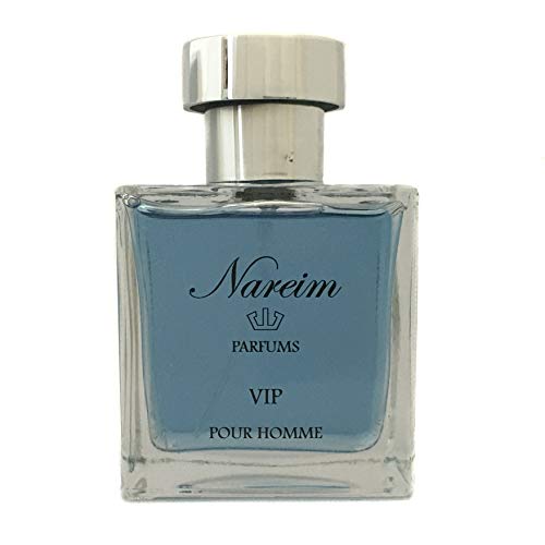 VIP EAU DE PARFUM DE NAREIM PARFUMS - PERFUMES DE HOMBRE -VAPORIZADOR 100ML- PERFUME DE LARGA DURACIÓN ELABORADO CON UN ALTO PORCENTAJE DE ESENCIAS AROMATICAS