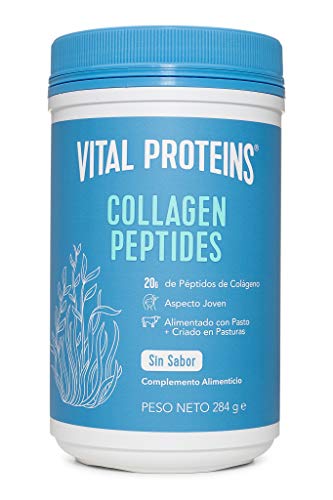 Vital Proteins Colageno en Polvo Collagen Peptides Criados en Pastos - Colágeno Hidrolizado Sin Sabor Ideal para Dietas Paleo, Cetogénica, Whole30 – Sin Glúten… (284g)