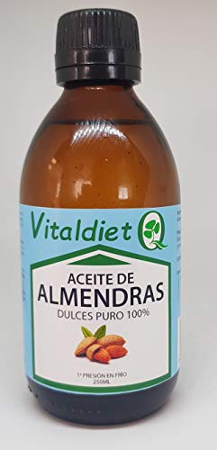 Vitaldiet - Aceite Puro de Almendras Dulces, 250 ml