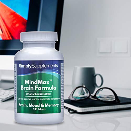 Vitaminas para la Memoria - ¡Bote para 2 meses! -180 Comprimidos - SimplySupplements