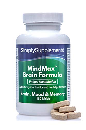 Vitaminas para la Memoria - ¡Bote para 2 meses! -180 Comprimidos - SimplySupplements