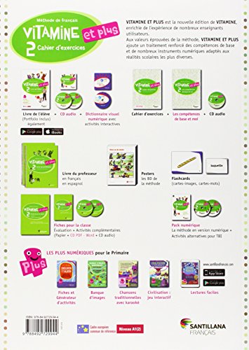VITAMINE ET PLUS 2 CAHIER + CD - 9788490490136