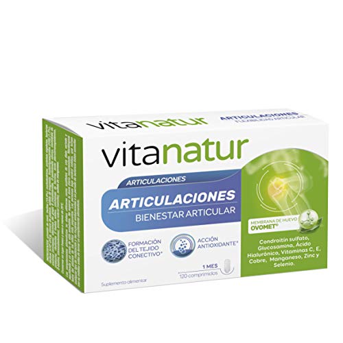 VITANATUR ARTICULACIONES 120 Comprimidos - Complemento alimenticio, Recperación articular, Acción antioxidante