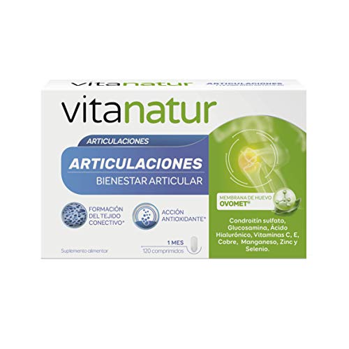 VITANATUR ARTICULACIONES 120 Comprimidos - Complemento alimenticio, Recperación articular, Acción antioxidante