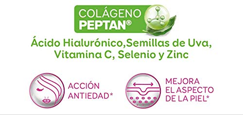 Vitanatur Collagen antiaging - Complemento alimenticio, Colágeno hidrolizado y ácido hialurónico, Ayuda a regenerar la piel y acción antiedad, 10 viales bebibles