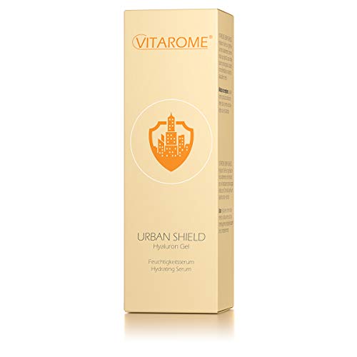 Vitarome - Gel hialurónico URBAN SHIELD, sin parabenos, apto para veganos, 50 ml