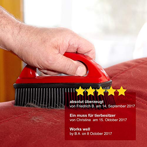 vitazoo Cepillo quitapelos para tapicería de Coches y Superficie Textil con tentáculos de Goma y Efecto estático, Cepillo quitapelusas, Cepillo Pelo Mascotas, Pet Hair Removal Brush