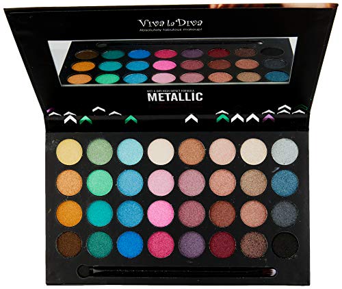 Viva la Diva - Metallic, Paleta de maquillaje - 1 unidad