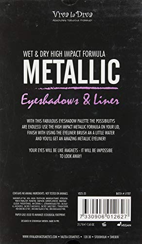 Viva la Diva - Metallic, Paleta de maquillaje - 1 unidad