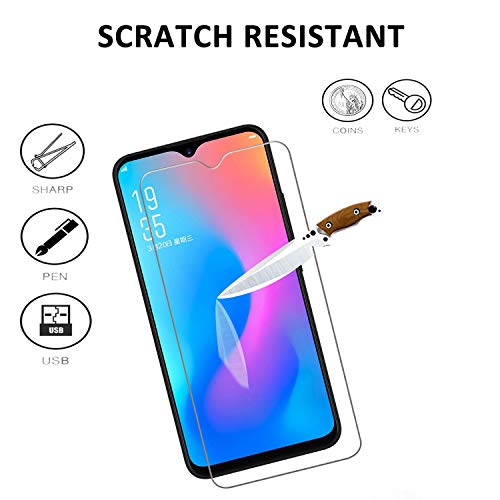 ViViKaya [2 Piezas Cristal Templado para UMIDIGI Power, 9H Dureza Vidrio Templado Anti-Rasguños Alta Definicion Sin Burbujas Protector de Pantalla
