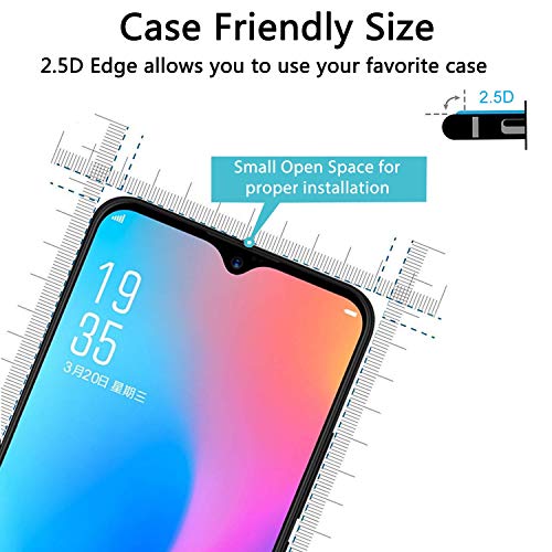 ViViKaya [2 Piezas Cristal Templado para UMIDIGI Power, 9H Dureza Vidrio Templado Anti-Rasguños Alta Definicion Sin Burbujas Protector de Pantalla