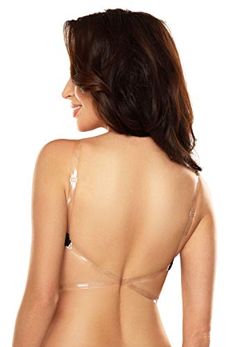 Vivisence Sujetador Push-Up Multiuso, Espalda Al Aire 1040, Negro,85D