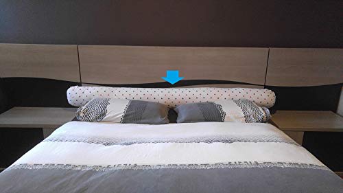 Vizaro - Cojín Lactancia y Dormir Embarazo - Maternal - 190cm - Funda 100% Algodón Premium - Muy estético - Hecho UE, OekoTex - Estrellitas