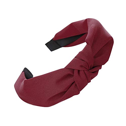VJGOAL Diademas Mujer Nudo Diademas con Lazo Color Sólido Accesorios de peinado Diadema Turbante