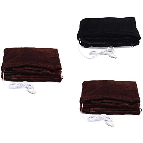 Vkospy Hogar del Coche eléctrico de calefacción Calentamiento Manta cojín del Cuello del Hombro móvil Calefacción Mantón Invierno USB Health Care Caliente café