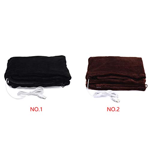 Vkospy Hogar del Coche eléctrico de calefacción Calentamiento Manta cojín del Cuello del Hombro móvil Calefacción Mantón Invierno USB Health Care Caliente café
