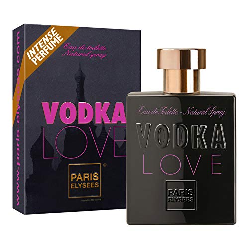 Vodka Love Agua de perfume para mujeres Eau de toilette Paris Elysees Vaporizador 100 ml Afrutado