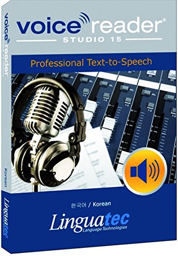 Voice Reader Studio 15 Coreano /한국어/ Korean – Professional Text-to-Speech - Programa para convertir texto a voz (TTS) para Windows PC