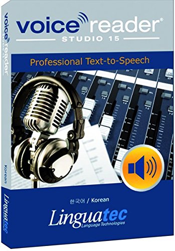 Voice Reader Studio 15 Coreano /한국어/ Korean – Professional Text-to-Speech - Programa para convertir texto a voz (TTS) para Windows PC