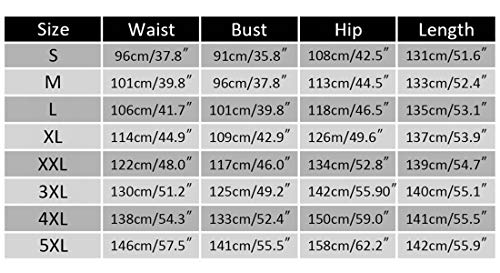 VONDA Vestido Largo para Mujeres Casual de Playa para Mujer Sexy Vestido Cuello en V Sin Mangas C-Serpiente Azul XXXXX-Large