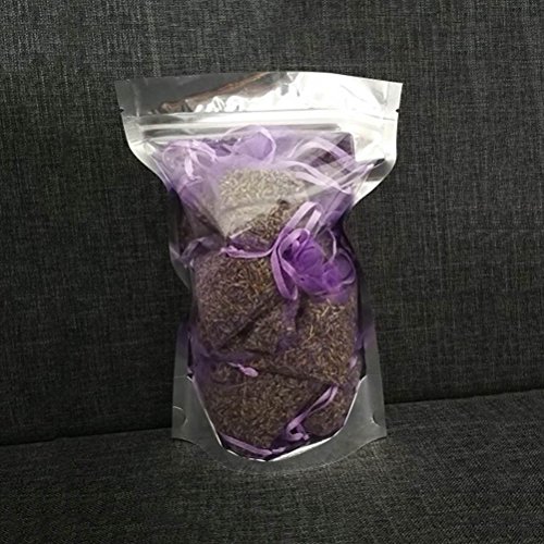 VORCOOL 15 Piezas con cordón Sachets Lavanda Fragancia Olor bolsita de Bordado (luz púrpura)