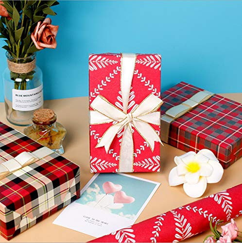 Vordas Welecoco Papel de Regalo, 6 Hojas Papel Regalo, Hojas De Papel Para Envolver Regalos, para Cumpleaños, Día De La Madre, Día De San Valentín, Año Nuevo Y Boda, Envoltura(6 Diseño, 76 x 50cm)