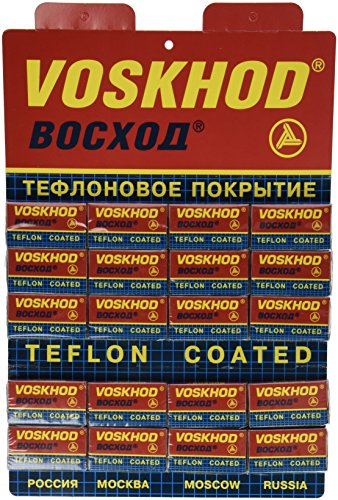 Voskhod hojas de afeitar de doble filo 100 pak