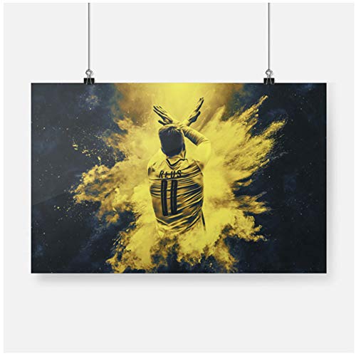 W15Y8 Marco Reus Poster Lienzo Arte De La Pared Impresiones De Decoración Para Vivir Kid Habitación De Los Niños Decoración Del Dormitorio Del Hogar Pintura Cuadro Decorativo -60X80Cm Sin Marco