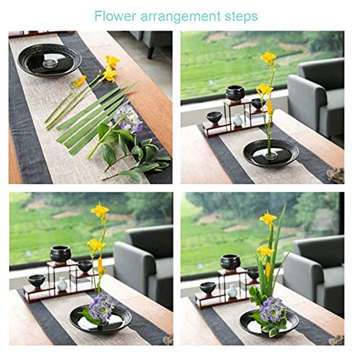 WANDIC - Rana de flores, 2 unidades, redondas, para arreglos florales, diseño de rana floral para decoración del hogar, oficina