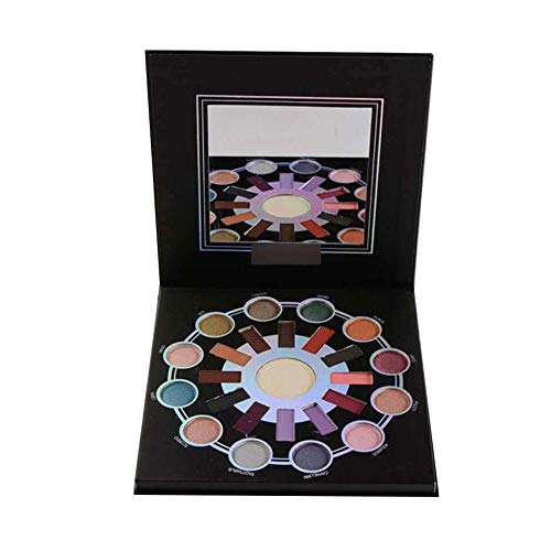 Wangyan 123 Matte Makeup Eyeshadow Palette Zodiac 24 Cuentas de Alto Brillo Beneficial