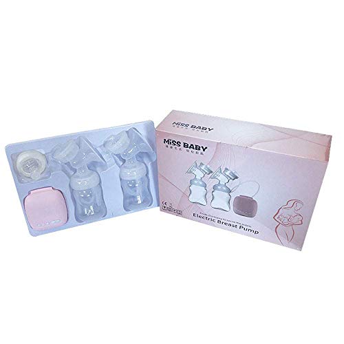 WanZhuanK Bomba de Lactancia eléctrica, succión portátil Bomba de Lactancia Materna Enfermería Masajeador de Mama, Bomba de Lactancia Bebé lactante Bomba de Leche Ultra silenciosa para Viajes
