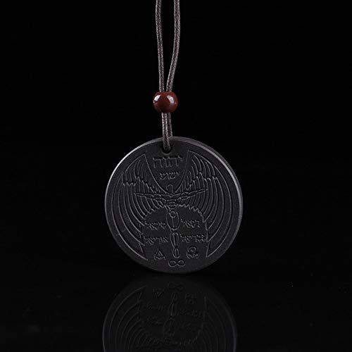 WARMWORD Energy - Colgante de Piedra volcánica de Lava Que Alivia la presión de tensión, Potente Escalar Bioenergía Colgante cuántico Magnético Salud Poder Cadena Ajustable Collar