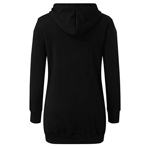 WARMWORD Navidad con Capucha Mujer Sudaderas Navideñas Muñeco de Nieve Estampadas Jersey Navideño Sueter Sweaters Pullover Hoodies Largas Chica Anchas Deporte Larga Invierno Personalizadas